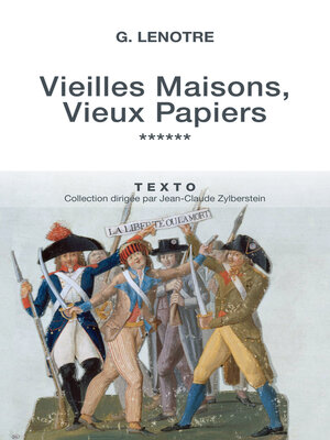 cover image of Vieilles Maisons, Vieux Papiers Tome 6